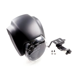 Cult-Werk, headlamp & mask kit "NRS style". Matte black