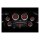 KOSO, HD-02 6-piece gauge kit for Touring