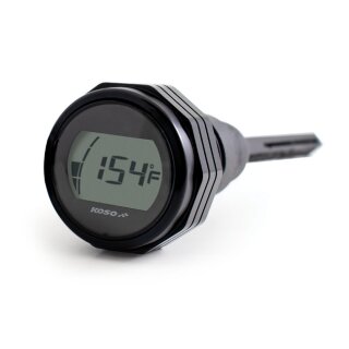 KOSO oil tank dipstick with display Black body for Harley Touring 07-16