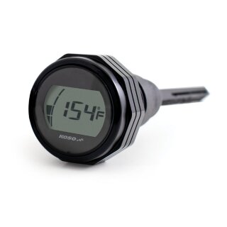 KOSO oil tank dipstick with display Black body for Harley Touring 17-23