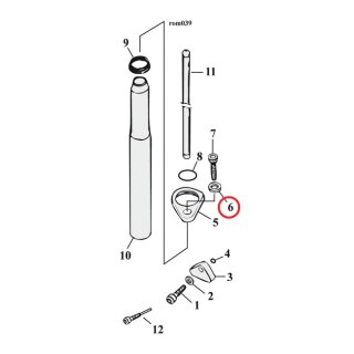 WASHER, BOLT TAPPET GUIDE