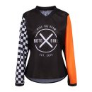 MotoXGirl jersey black/orange