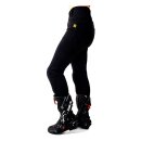 MotoGirl Ribbed Knee leggings black