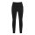 MotoGirl Ribbed Knee leggings black