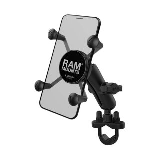 RAM Mounts, X-Grip phone mount w/U-Bolt base. Small phone