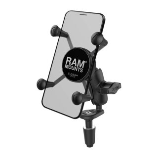 RAM Mounts, X-Grip Phone mount w/fork stem base. Small phone