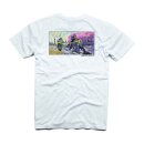 Bike Shed Mural T-shirt white