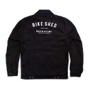 Bike Shed Estd. Twill jacket black