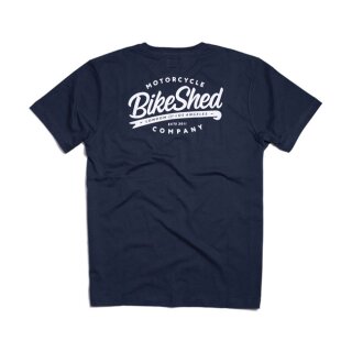 Bike Shed Company T-shirt navy