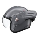 Roof Desmo helmet matte dark silver