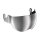 Roof visor iridium silver