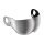 Roof visor iridium silver