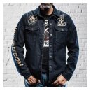 Holy Freedom Genoa Stampato jacket denim