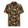 King Kerosin Hibiscus AOP shirt black