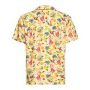 King Kerosin Hula AOP shirt ecru
