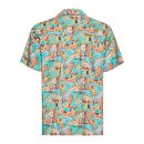 King Kerosin Vacation AOP shirt blue heaven
