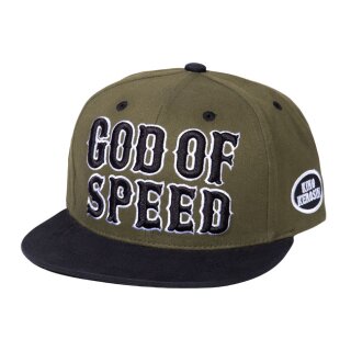 King Kerosin God Of Speed cap olive/black
