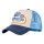 King Kerosin Chopper Porn trucker cap off white/blue