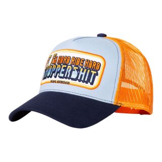 King Kerosin F*ck Hard Ride Hard trucker cap dark blue/light