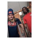 Down-n-Out Shifter Logo beanie navy blue