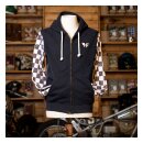 Holy Freedom Caferace hooded windstop sweat black