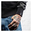 Holy Freedom Skull hooded windstop sweat black