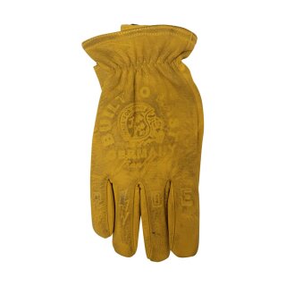 John Doe Coyote gloves yellow embossed