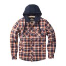 WCC Sherpa lined flannel jacket brown/orange