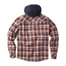 WCC Sherpa lined flannel jacket brown/orange