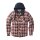 WCC Sherpa lined flannel jacket brown/orange