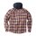 WCC Sherpa lined flannel jacket brown/orange