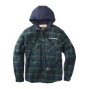 WCC Sherpa lined flannel jacket blue/green