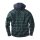 WCC Sherpa lined flannel jacket blue/green