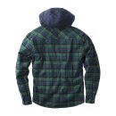 WCC Sherpa lined flannel jacket blue/green