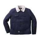 WCC Sherpa lined denim jacket blue