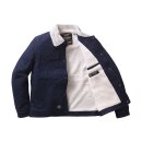 WCC Sherpa lined denim jacket blue