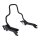 Sissy bar kit 8.5" upright. Black