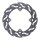 Moto-Master Flame series fixed brake rotor