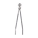 Cycle Vision Crosstude stick sissy bar 30", chrome