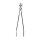 Cycle Vision Crosstude stick sissy bar 30", chrome