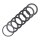 TRW clutch plate kit, steel drive plates