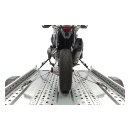 AceBikes, CapStrap BMW open axle tie-down system