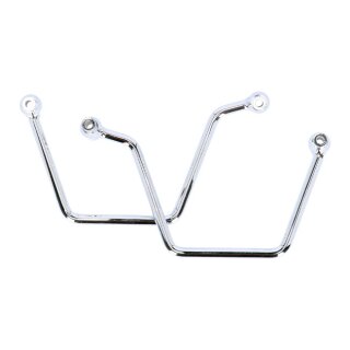 Highway Hawk, saddlebag support kit. Chrome