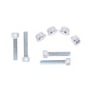 Highway Hawk, saddlebag support kit. Chrome