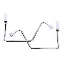 Highway Hawk, saddlebag support kit. Chrome