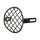 C-Racer, headlamp guard grill. Black