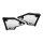 C-Racer, side number plates. Black gloss