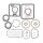 Athena, complete motor gasket kit
