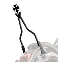 Cycle Visions, rigid sissy bar side plates. Black