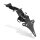 C-Racer, license plate holder. Black